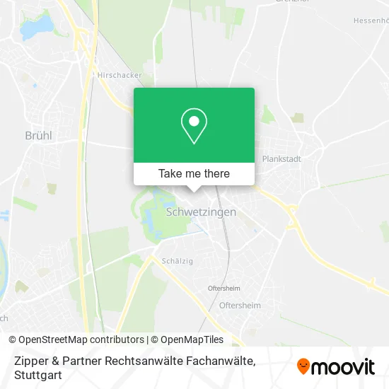 Карта Zipper & Partner Rechtsanwälte Fachanwälte