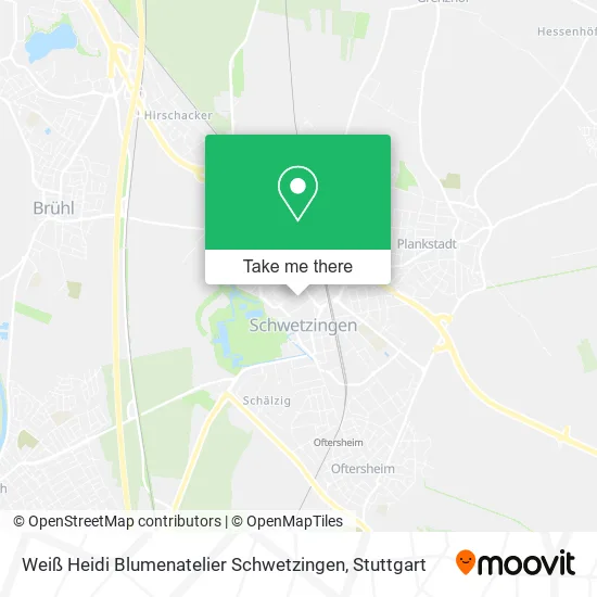 Карта Weiß Heidi Blumenatelier Schwetzingen