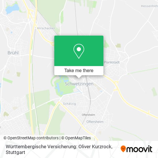 Württembergische Versicherung: Oliver Kurzrock map