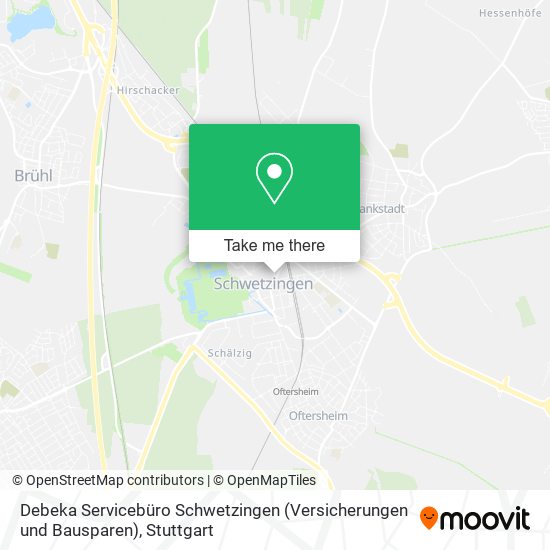 Debeka Servicebüro Schwetzingen (Versicherungen und Bausparen) map
