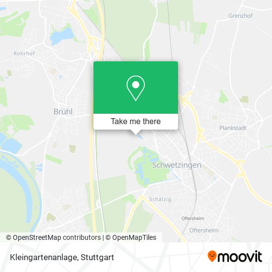 Карта Kleingartenanlage