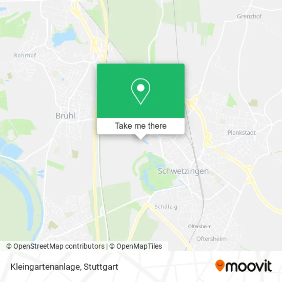 Карта Kleingartenanlage