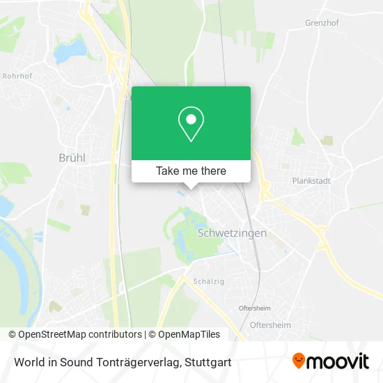 Карта World in Sound Tonträgerverlag