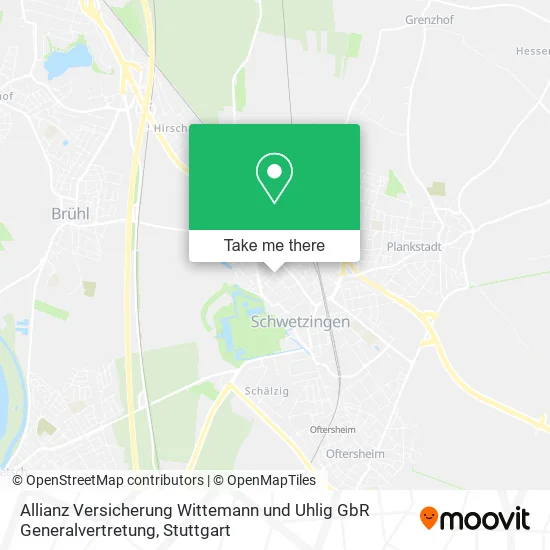 Карта Allianz Versicherung Wittemann und Uhlig GbR Generalvertretung