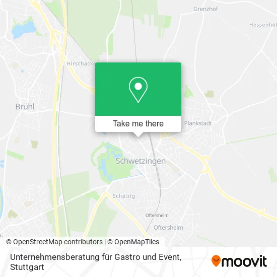 Карта Unternehmensberatung für Gastro und Event