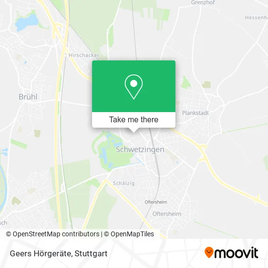 Карта Geers Hörgeräte