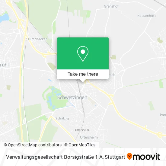 Карта Verwaltungsgesellschaft Borsigstraße 1 A