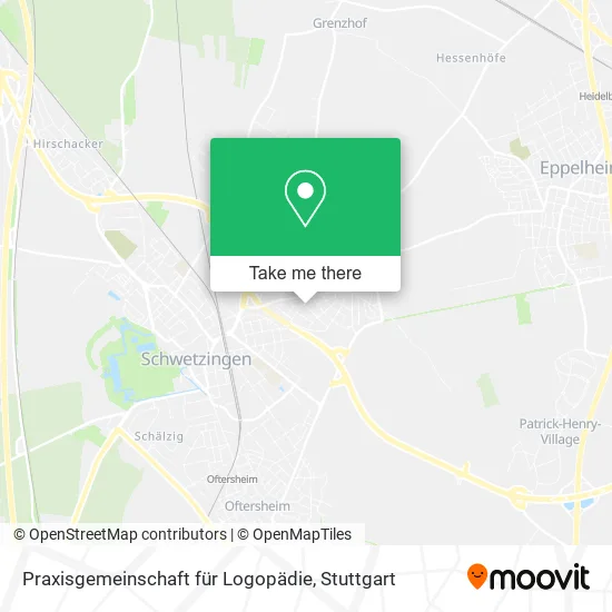 Карта Praxisgemeinschaft für Logopädie