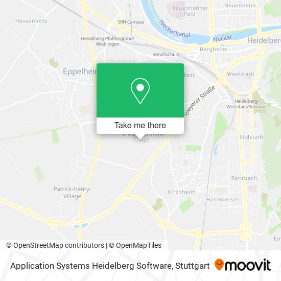 Карта Application Systems Heidelberg Software