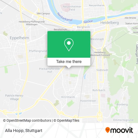 Карта Alla Hopp