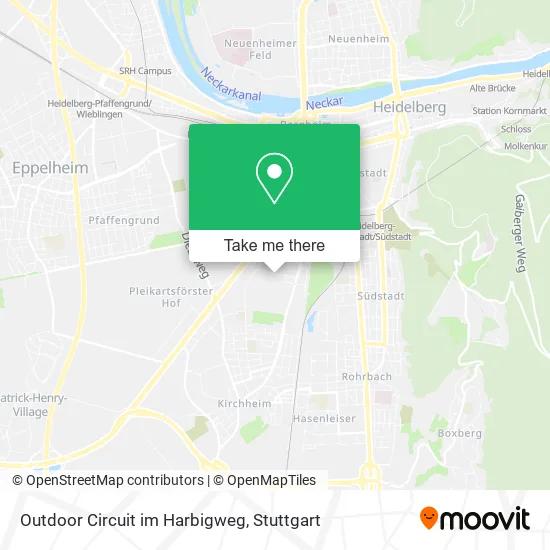 Карта Outdoor Circuit im Harbigweg