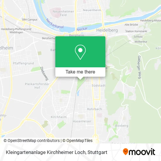 Карта Kleingartenanlage Kirchheimer Loch