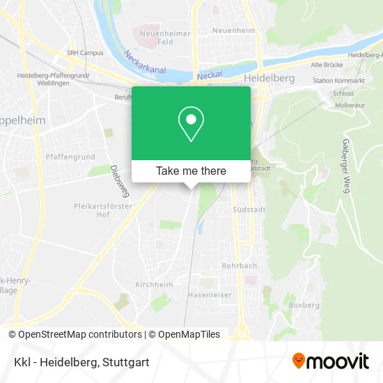 Карта Kkl - Heidelberg