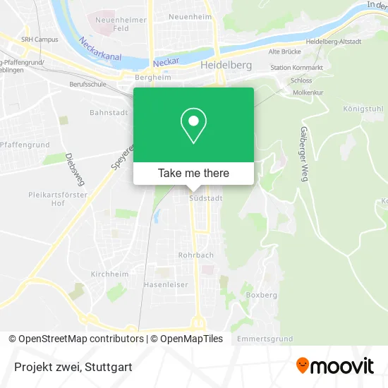 Карта Projekt zwei