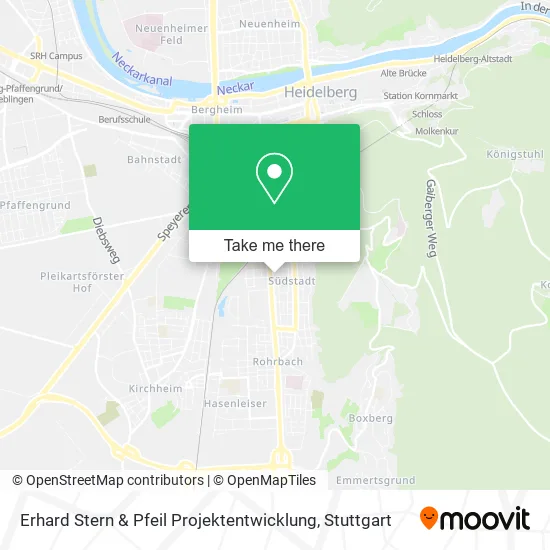 Карта Erhard Stern & Pfeil Projektentwicklung