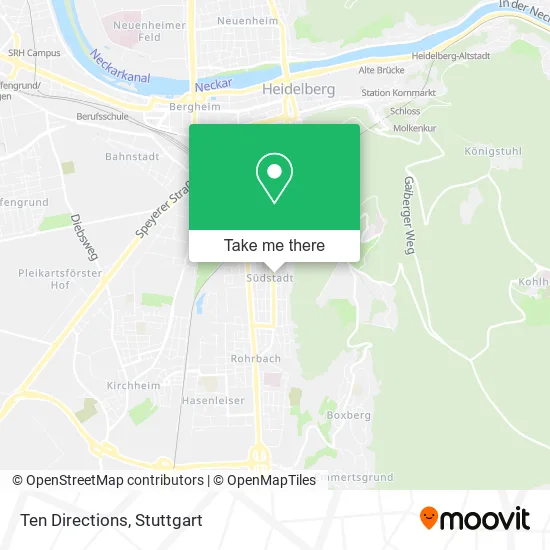 Карта Ten Directions
