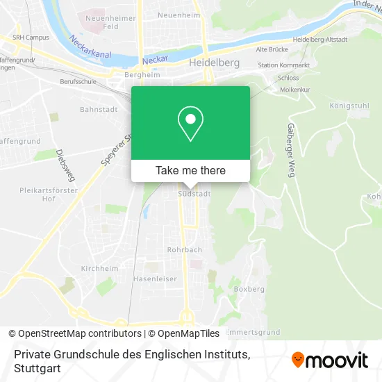 Карта Private Grundschule des Englischen Instituts