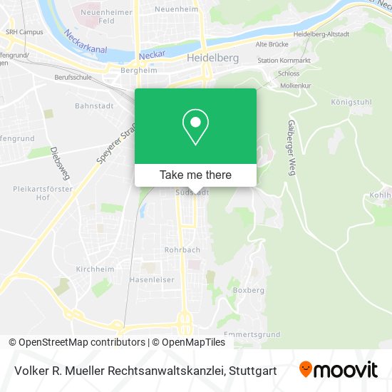 Карта Volker R. Mueller Rechtsanwaltskanzlei