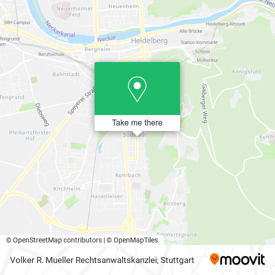 Карта Volker R. Mueller Rechtsanwaltskanzlei