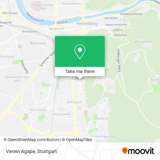Карта Verein Agape
