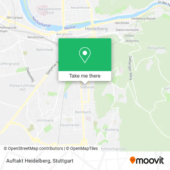 Карта Auftakt Heidelberg