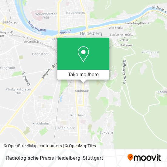 Radiologische Praxis Heidelberg map