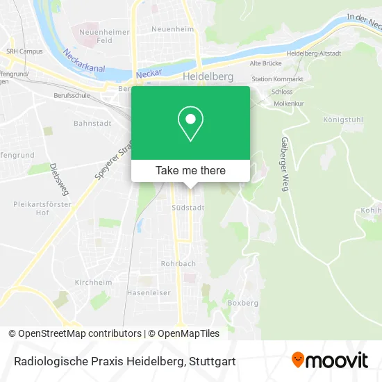 Карта Radiologische Praxis Heidelberg