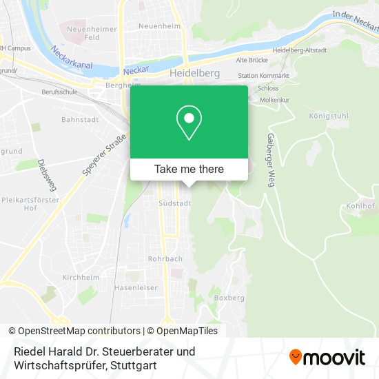 Riedel Harald Dr. Steuerberater und Wirtschaftsprüfer map