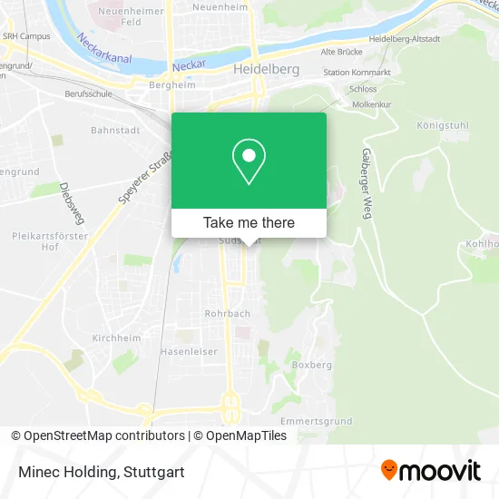 Карта Minec Holding