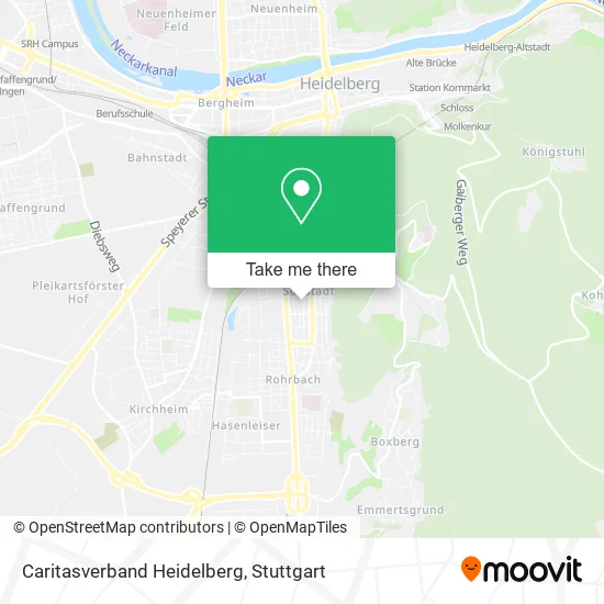 Карта Caritasverband Heidelberg