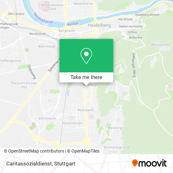 Карта Caritassozialdienst