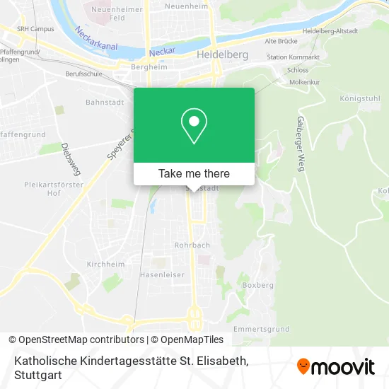 Карта Katholische Kindertagesstätte St. Elisabeth