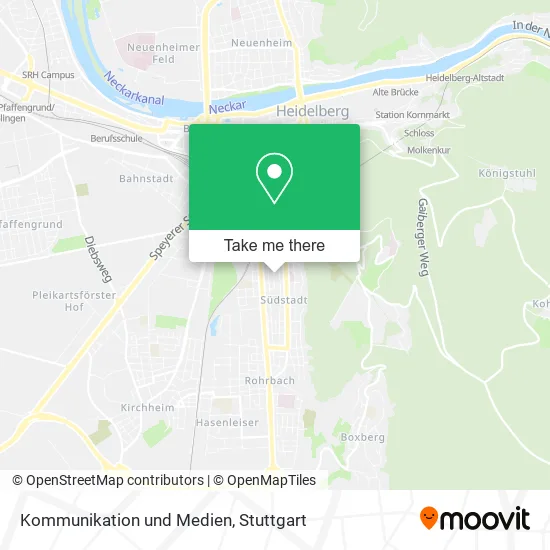 Карта Kommunikation und Medien