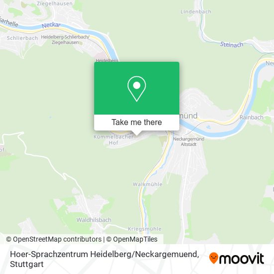 Hoer-Sprachzentrum Heidelberg / Neckargemuend map