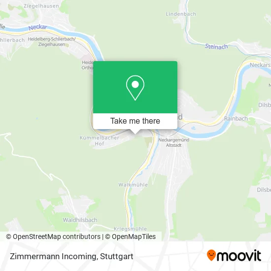 Карта Zimmermann Incoming