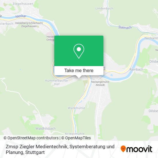 Zmsp Ziegler Medientechnik, Systemberatung und Planung map