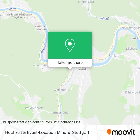 Hochzeit & Event-Location Minoru map