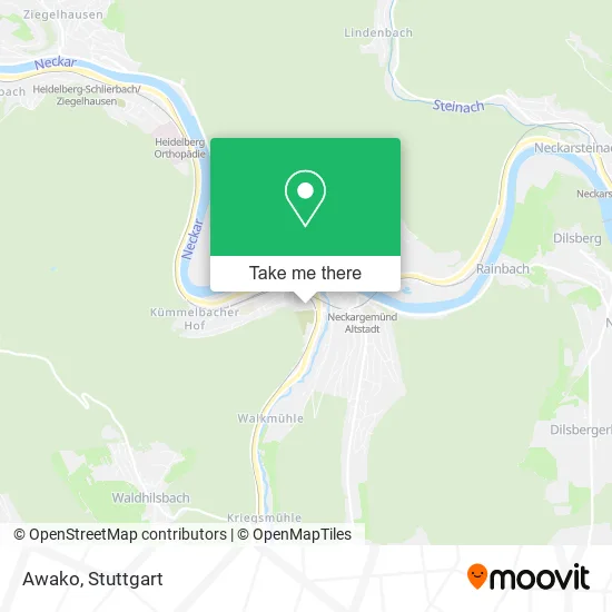Карта Awako