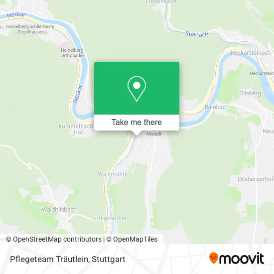 Карта Pflegeteam Träutlein
