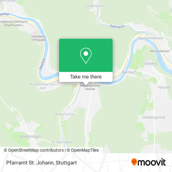 Карта Pfarramt St. Johann