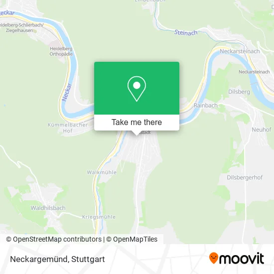 Карта Neckargemünd