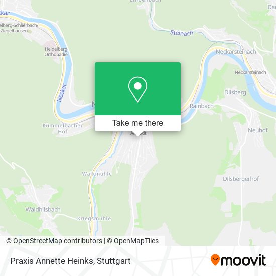 Praxis Annette Heinks map