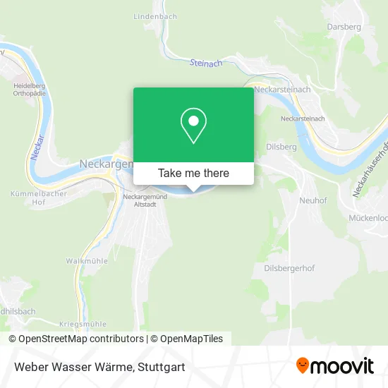 Карта Weber Wasser Wärme