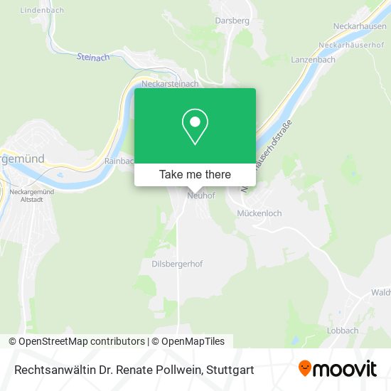 Rechtsanwältin Dr. Renate Pollwein map