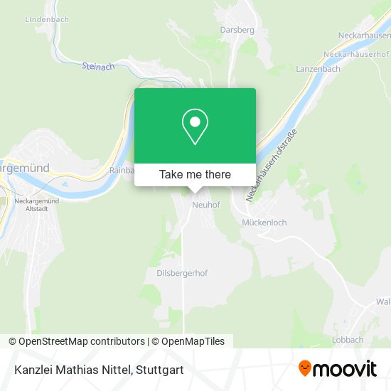 Kanzlei Mathias Nittel map