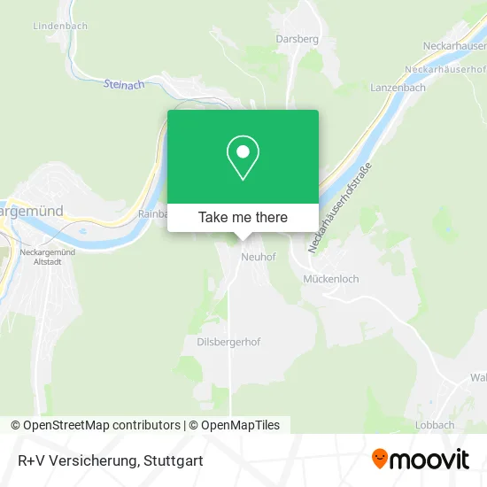R+V Versicherung map