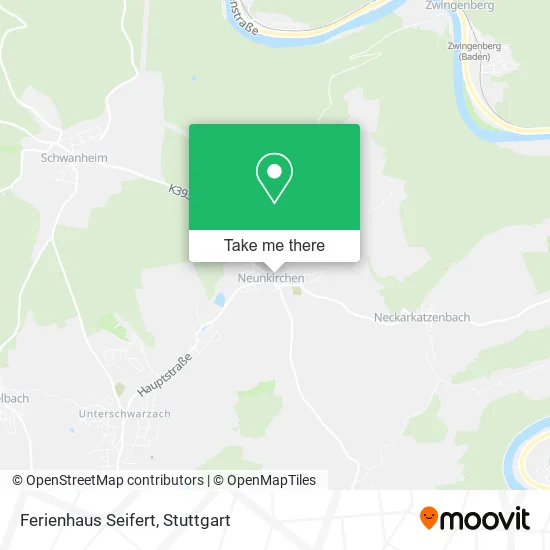 Карта Ferienhaus Seifert