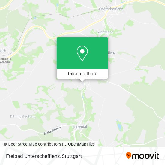 Freibad Unterschefflenz map