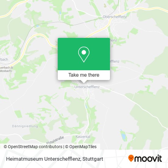 Heimatmuseum Unterschefflenz map