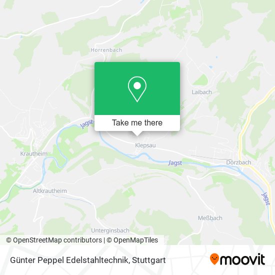 Günter Peppel Edelstahltechnik map